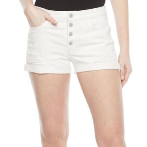 Arizona Womens High Rise Shortie Short-Juniors